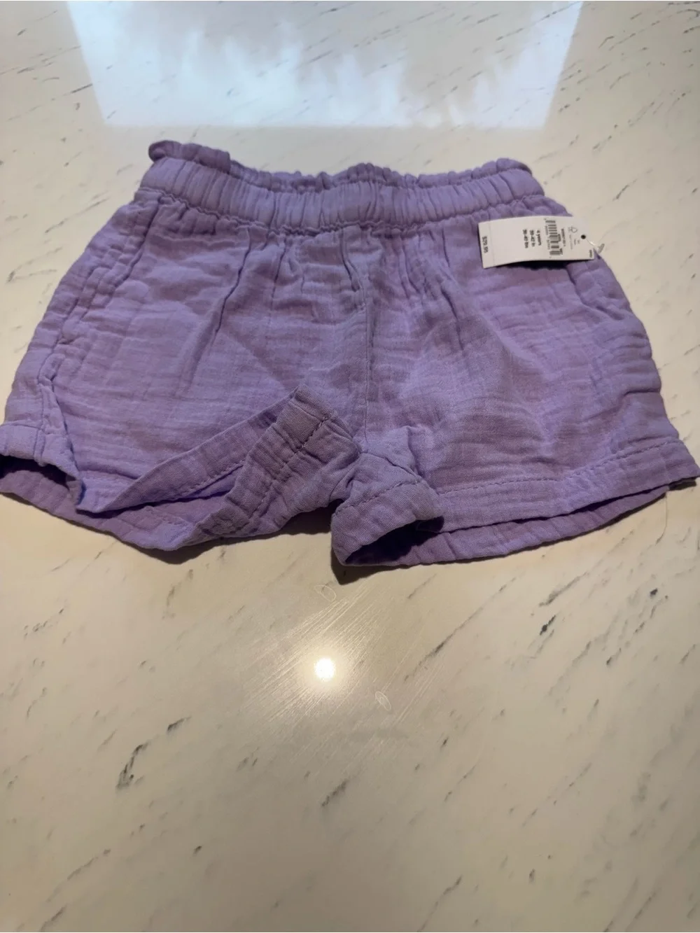 GAP Lilac Cotton Gauze Girls' Shorts